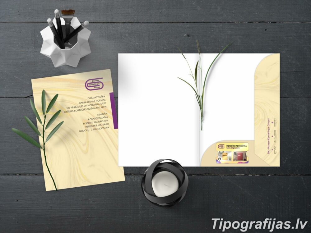 Изготовление и печать папок для документов с дизайном