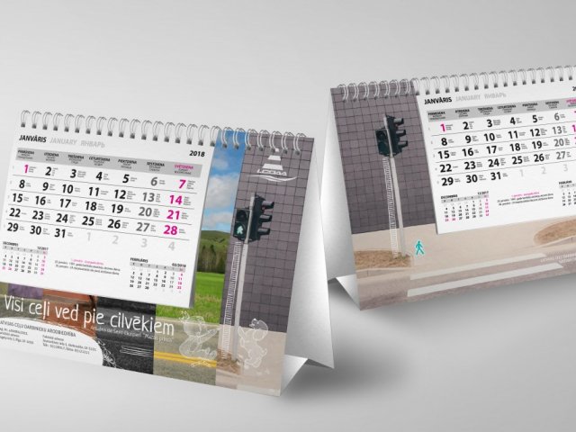 Образцы настольных календарей #1