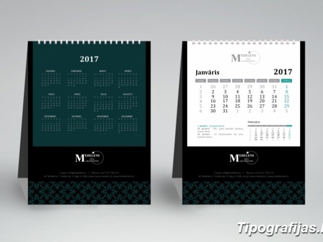 Table calendar samples #11
