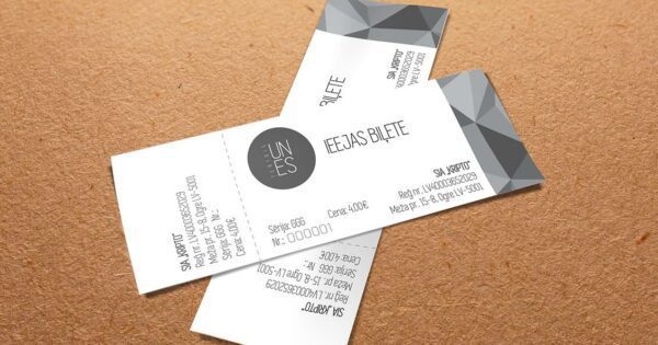 Biļešu ražošana ekonomiski: 5 veidi kā ietaupīt uz drukas