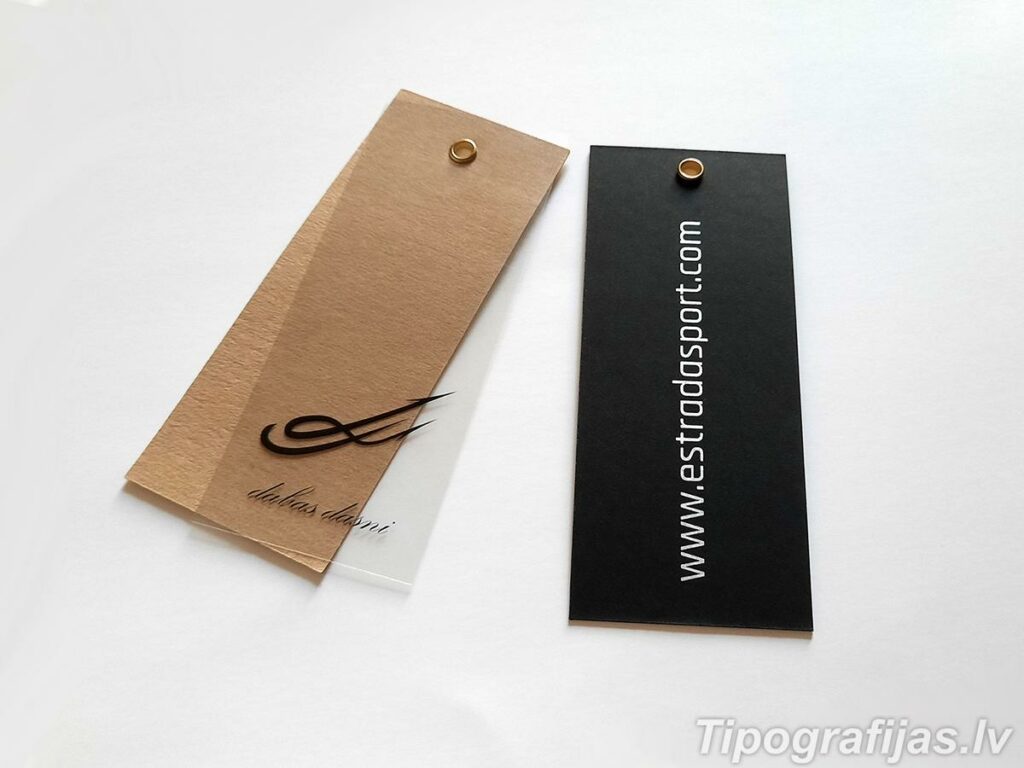 Printing of cardboard tags, designing of cardboard tags