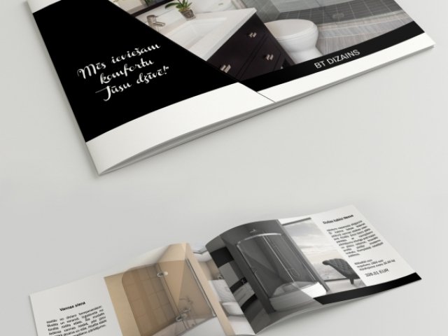 Designing and printing of catalogues and brochures. Printing of catalogues, brochures and books