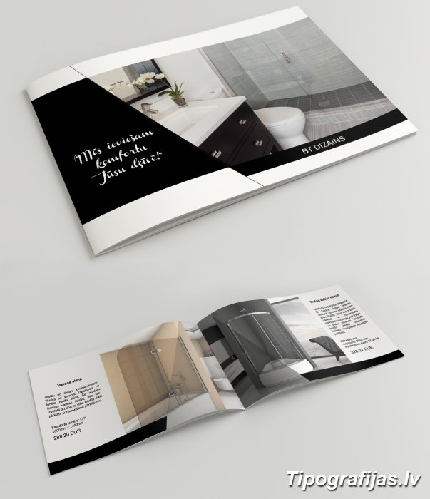 Poligrāfija - Kataloga un brošūras dizaina izstrāde, druka. Katalogu, brošūru un grāmatu izgatavošana.