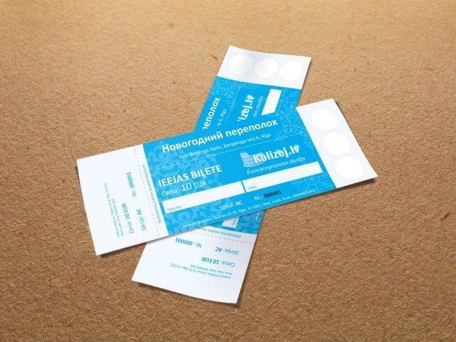 Билеты - Изготовление и печать билетов