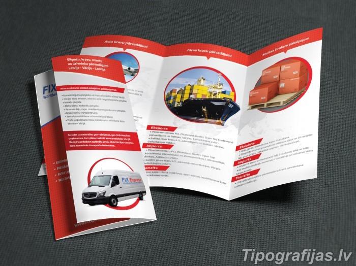 Printing of advertising printing. Design of advertising printing
