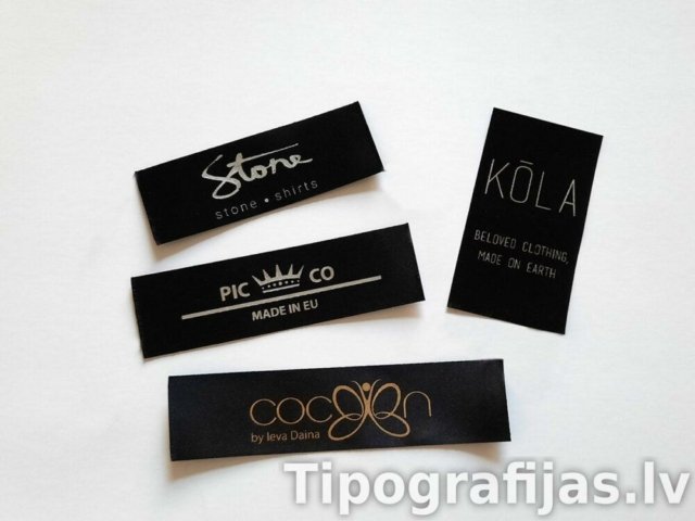 Printing of textile tags, designing of textile tags