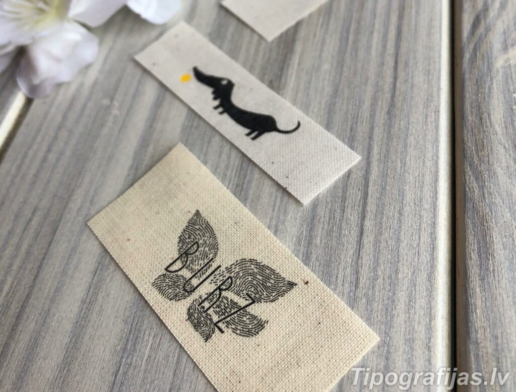 Printing of textile tags, designing of textile tags