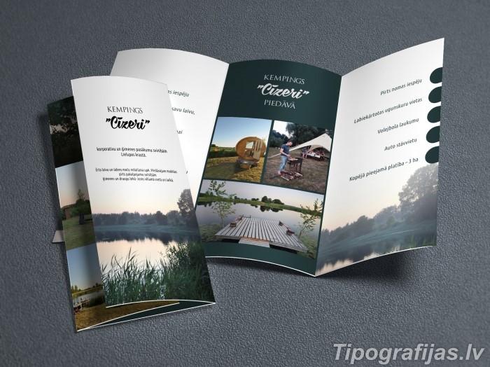 Production and printing of advertising booklets