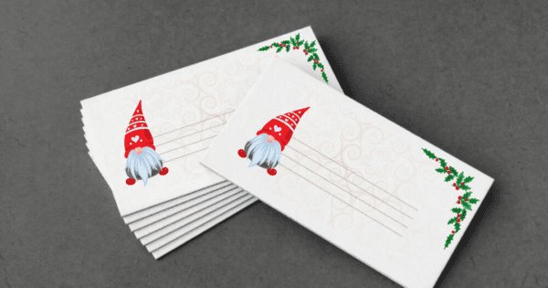 Сделайте подарок еще более особенным с помощью персонализированных конвертов и открыток!